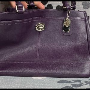 Coach Purple Handbag